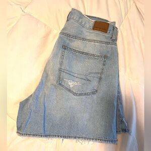 American Eagle Dreamy Drape denim shorts